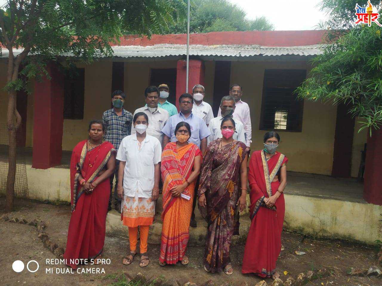 सावखेडगंगा येथे २५० को-वॅक्सीन चे लसीकरण नागरिकांना देण्यात आले...