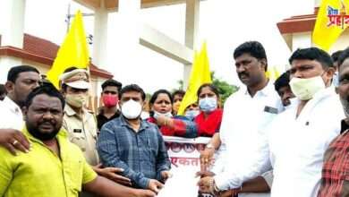 बोरगाव घटनेच्या निषेधार्थ इंदापूर तहसील कार्यालयासमोर मातंग एकता आंदोलन संघटनेचा आक्रोश मोर्चा