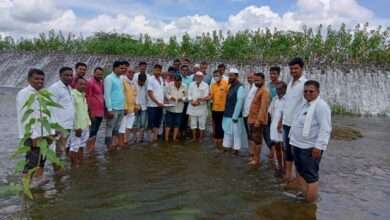 सुखापुरी तलाव १००% ओव्हरफ्लो १५ गावांचा पिण्याच्या पाण्यासह सिंचनाचा प्रश्न मार्गी