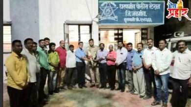 धरणगाव तालुका अधिकृत पत्रकार संघाच्या वतीने नवनियुक्त पो.नि.शेळके यांचा स्वागत व सन्मान कायदा सुव्यवस्था राखण्यासाठी सहकार्य करू: ऍड. भोलाणे