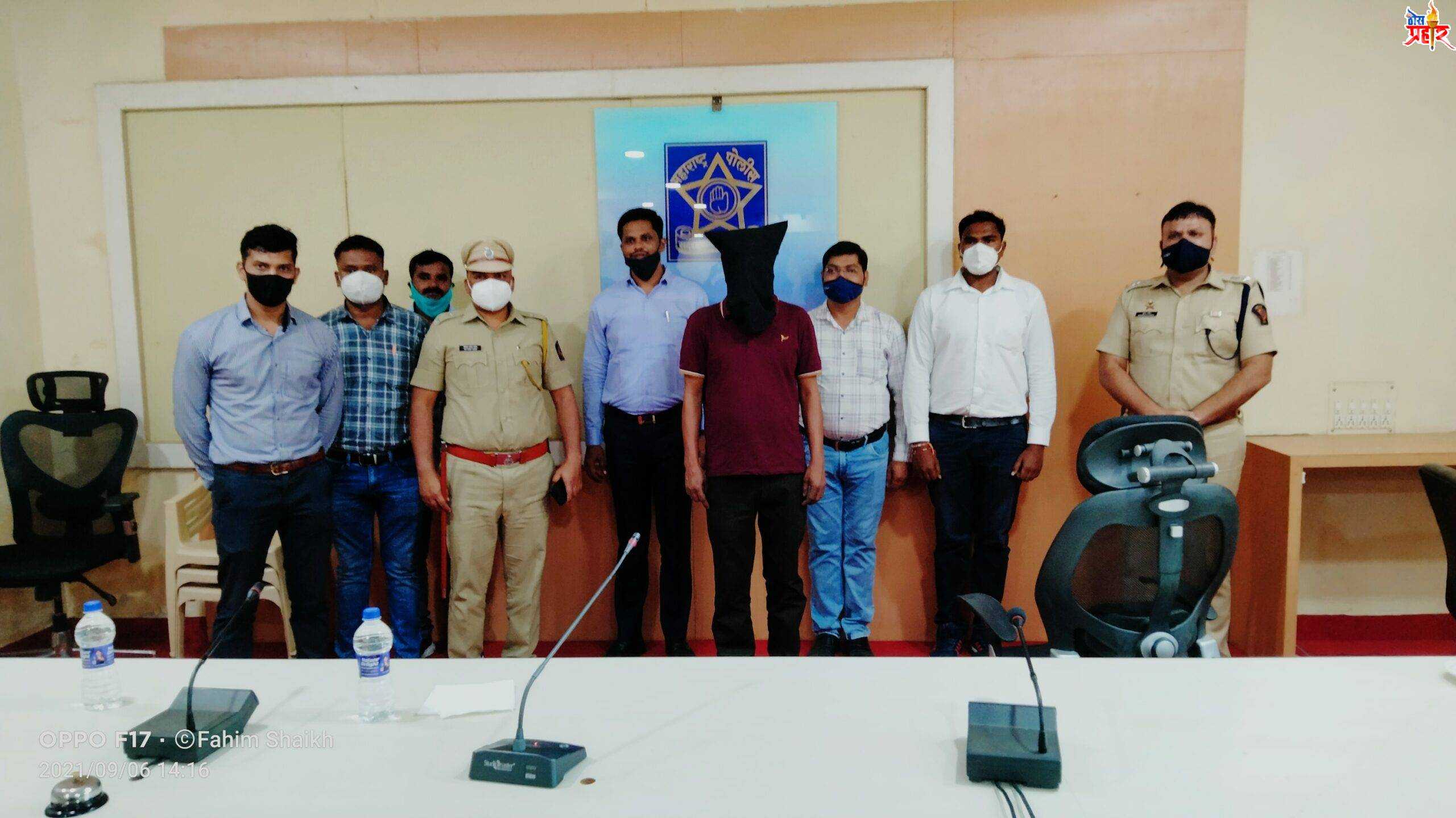 नंदुरबार बिलाडी शिवारात रेल्वे रुळाजवळ निर्घण खून करणाऱ्या आरोपीस स्थानिक गुन्हे अन्वेषण शाखेकडुन गुजरात राज्यातून अटक