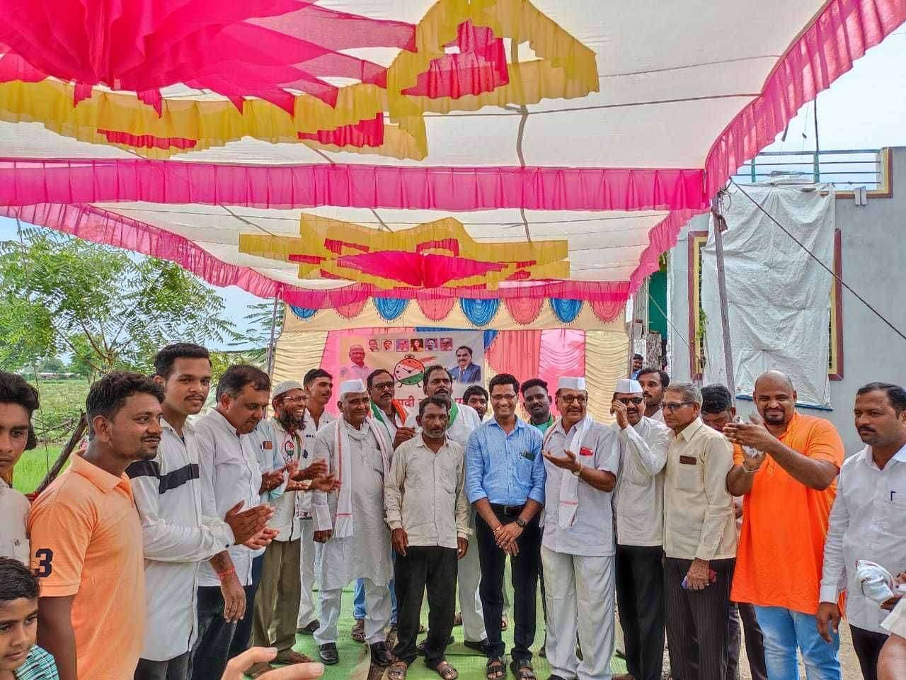 निंभोरा स्टेशन येथे असंख्य कार्यकर्त्यांचा राष्ट्रवादी काँग्रेसमध्ये प्रवेश, शाखेचे उदघाटन संपन्न.