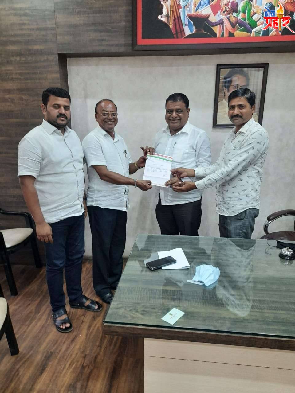 ग्रामदैवत हिंगलाज मातेच्या नावाने नामकरणासाठी ग्रामसभेत ऐतिहासिक ठराव मंजूर  खेङे गावाचा पुढील कारभारात हिगंलाजनगर नामकरण,