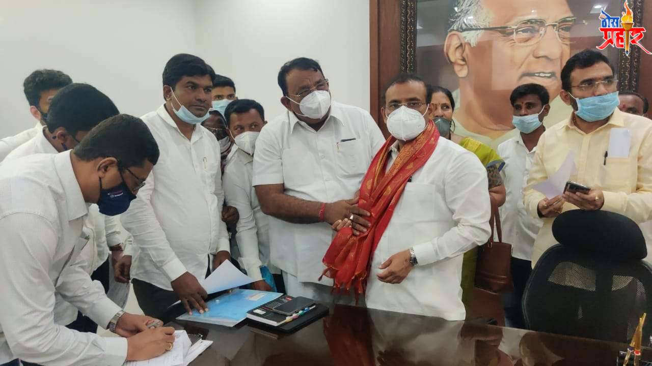 बोहाळी प्राथमिक आरोग्य उपकेंद्राला हिरवा कंदिल आरोग्यमंत्री राजेश टोपे यांची भेट, नागेश फाटे यांच्या प्रयत्नाला यश