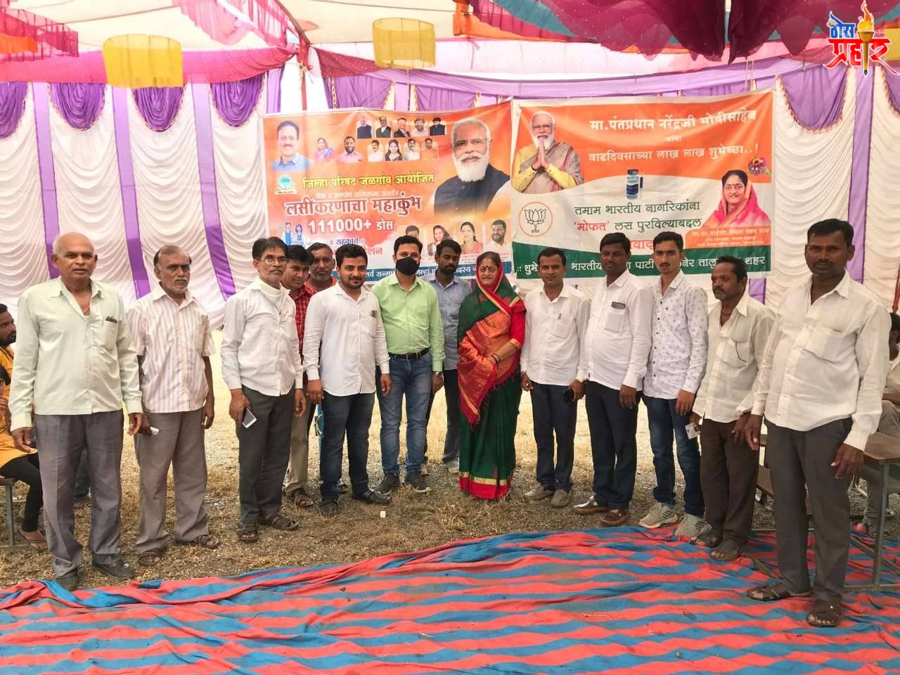 एकाच दिवशी झालेत 10 हजार लोक लसवंत जी एम फाऊंडेशनची अनमोल भेट,ग्रामिणसह शहरात कॅम्प लावून साजरा झाला लसोत्सव