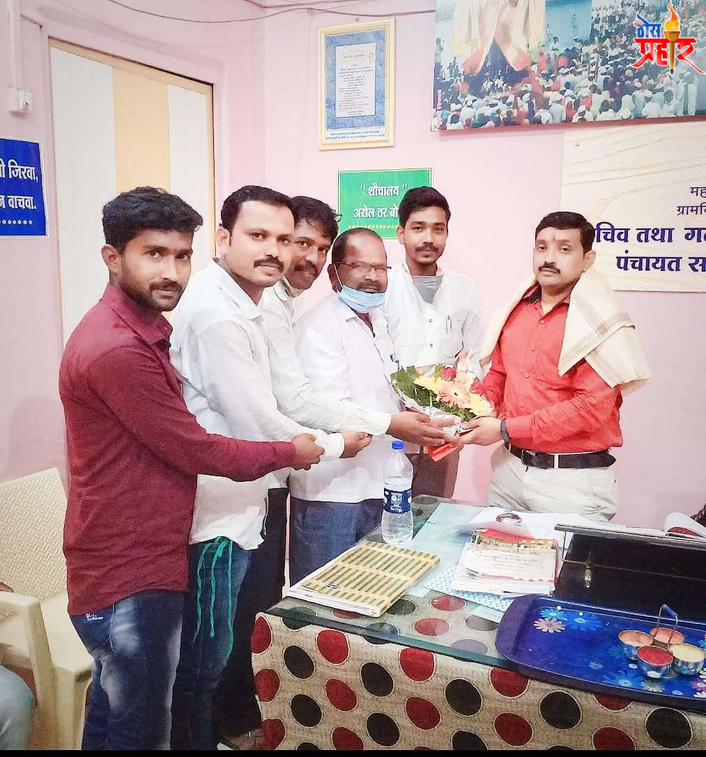 भोई समाज व पिराची कुरोली ग्राम पंचायतकडून गटविकास अधिकारी श्री प्रशांत काळेसाहेब यांचा सत्कार...