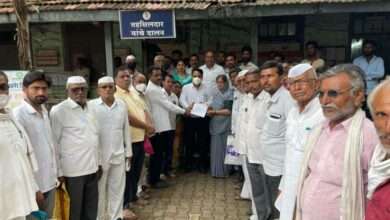 अमळनेर तालुका ओला दुष्काळ जाहिर करुन शेतकऱ्यांना तात्काळ मदत उपलब्ध करावी..भारतीय जनता पार्टीचे निवेदन