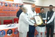 खिर्डी येथील शिक्षक प्रवीण धुंदले यांना दिल्ली येथे मिळाला कोरोना योद्धा सन्मान