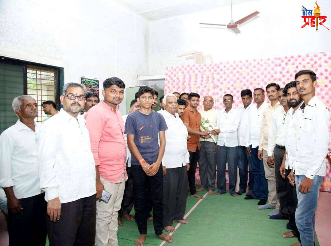 मोठे वाघोदा येथे जीवा महाले यांची जयंती साजरी जीवासेना वाघोदा शाखेचे उद्घाटन