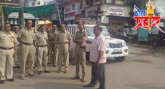 फैजपूर बंदला संमिश्र प्रतिसाद पोलिसांचा चोख बंदोबस्त