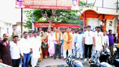 मनसे संपर्क कार्यालय उदघाटन..सोलापूर