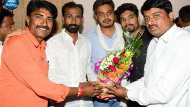 राष्ट्रवादी काँग्रेसचे युवा नेते आ. रोहित दादा पवार यांचे मगनपुरा येथे सत्कार व स्वागत