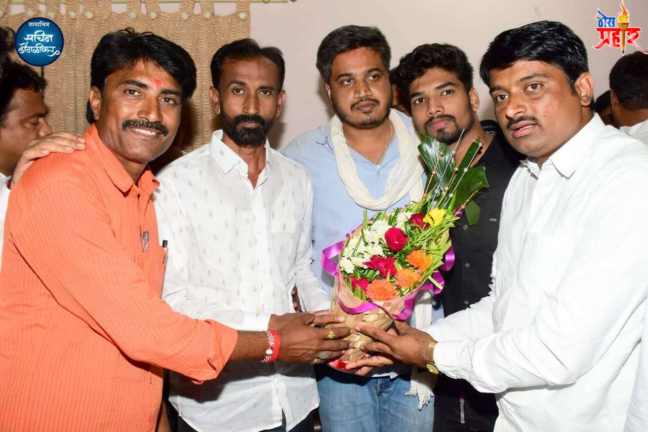 राष्ट्रवादी काँग्रेसचे युवा नेते आ. रोहित दादा पवार यांचे मगनपुरा येथे सत्कार व स्वागत