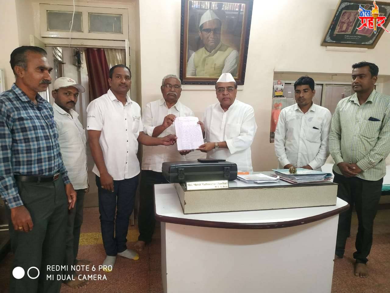 फैजपूर ते रोझोदा रस्ता डांबरीकरण करण्याची आ. शिरीष चौधरी यांचेकडे मागणी