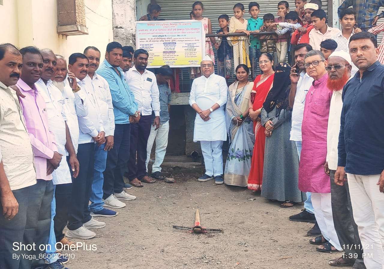 आमदार शिरीष दादा चौधरी यांच्या हस्ते रावेर यावल विधानसभा मतदार संघातील फैजपूर शहरातील विकास निधीअंतर्गत कामांचे भूमिपूजन सोहळा