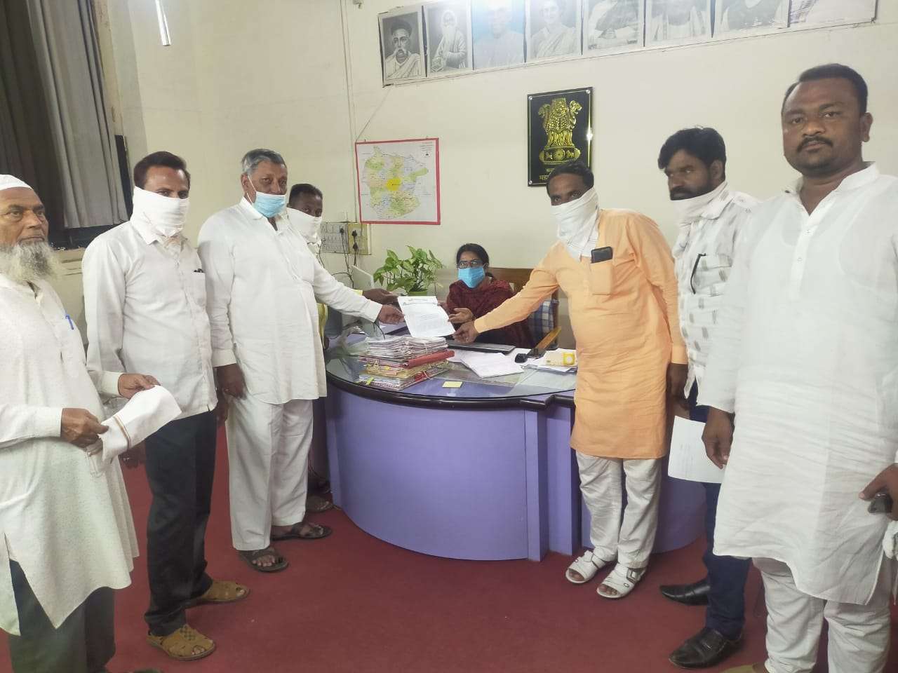 प्रेषित हजरत मोहम्मद पैगंबर यांचा अवमान केल्या प्रकरणी त्रिपुरा सरकार बरखास्त करावे..फैजाने चिशतीया बहुउद्देशीय संस्थेचे निवेदन..