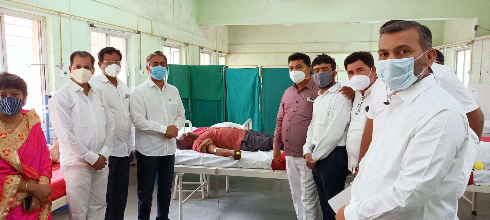 चांदवडला उपजिल्हा रुग्णालयात भाजपतर्फे रक्तदान शिबिर