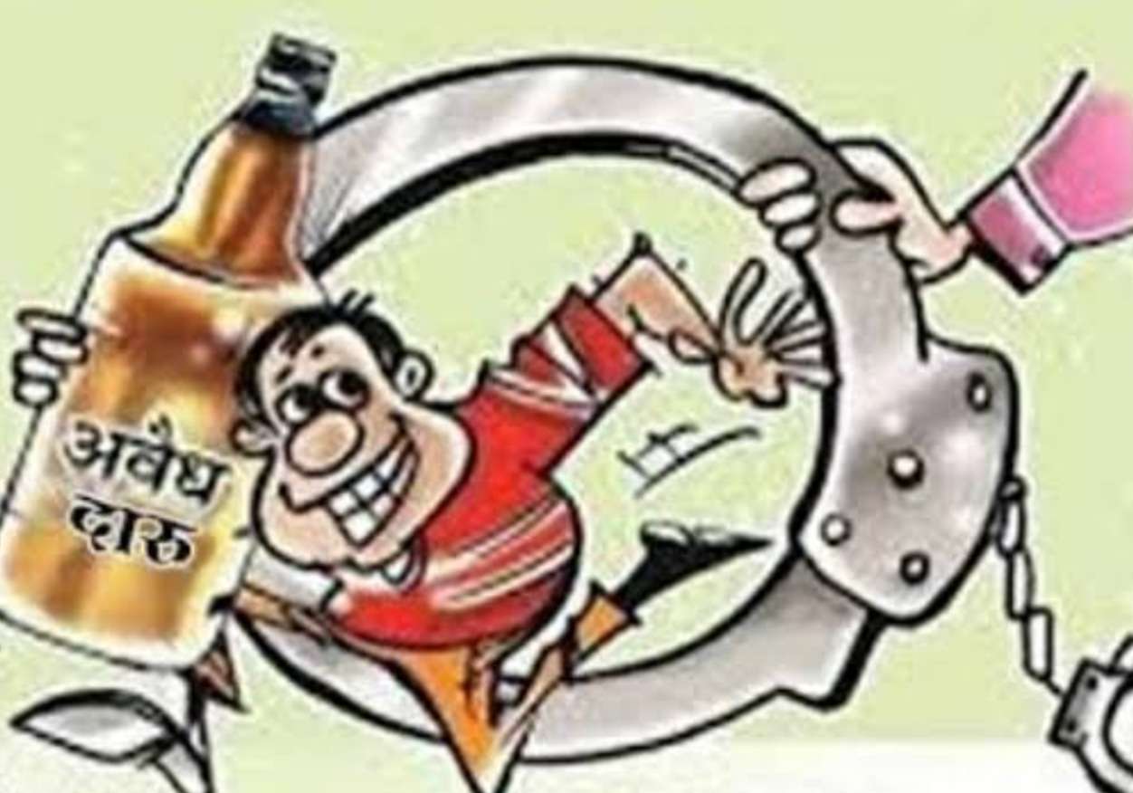 मारवड येथे अवैध गावठी दारू अड्ड्यावर छापा..!