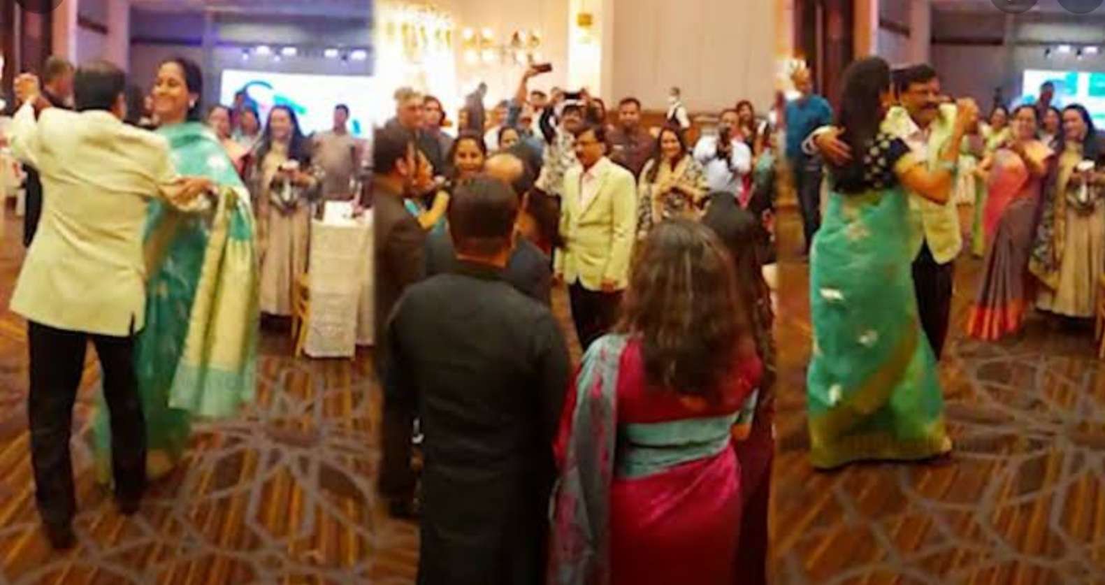 सुप्रिया सुळे आणि संजय राऊत यांचे जबरदस्त नृत्य सोशल मीडियावर व्हायरल...