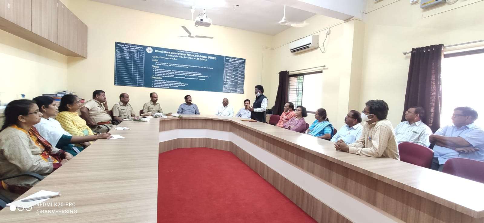 महाविद्यालय दर्जेदार शिक्षण उत्तम चरित्र व शिस्तीचे केंद्र बनावे - मा सिद्धेश्वर आखेगावकर