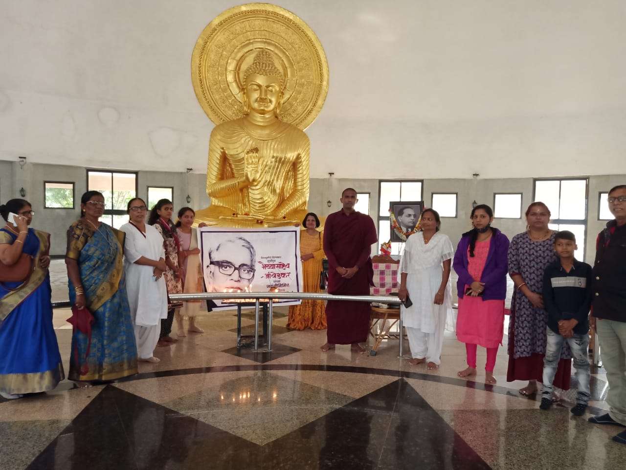 ञिरशमी बुद्ध लेणी येथे डॉ बाबासाहेब आंबेडकर विचार मंच वतीने सुर्यपुत्र भैय्यासाहेब आंबेडकर जयंती उत्साहात साजरी.