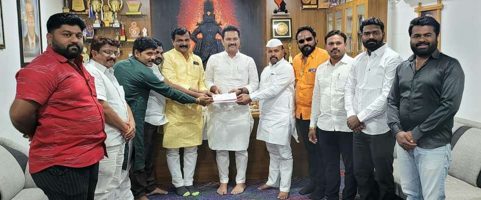 मंगळवेढा येथे छत्रपती शिवाजी महाराजांचा पुतळ्याचे काम सुरू