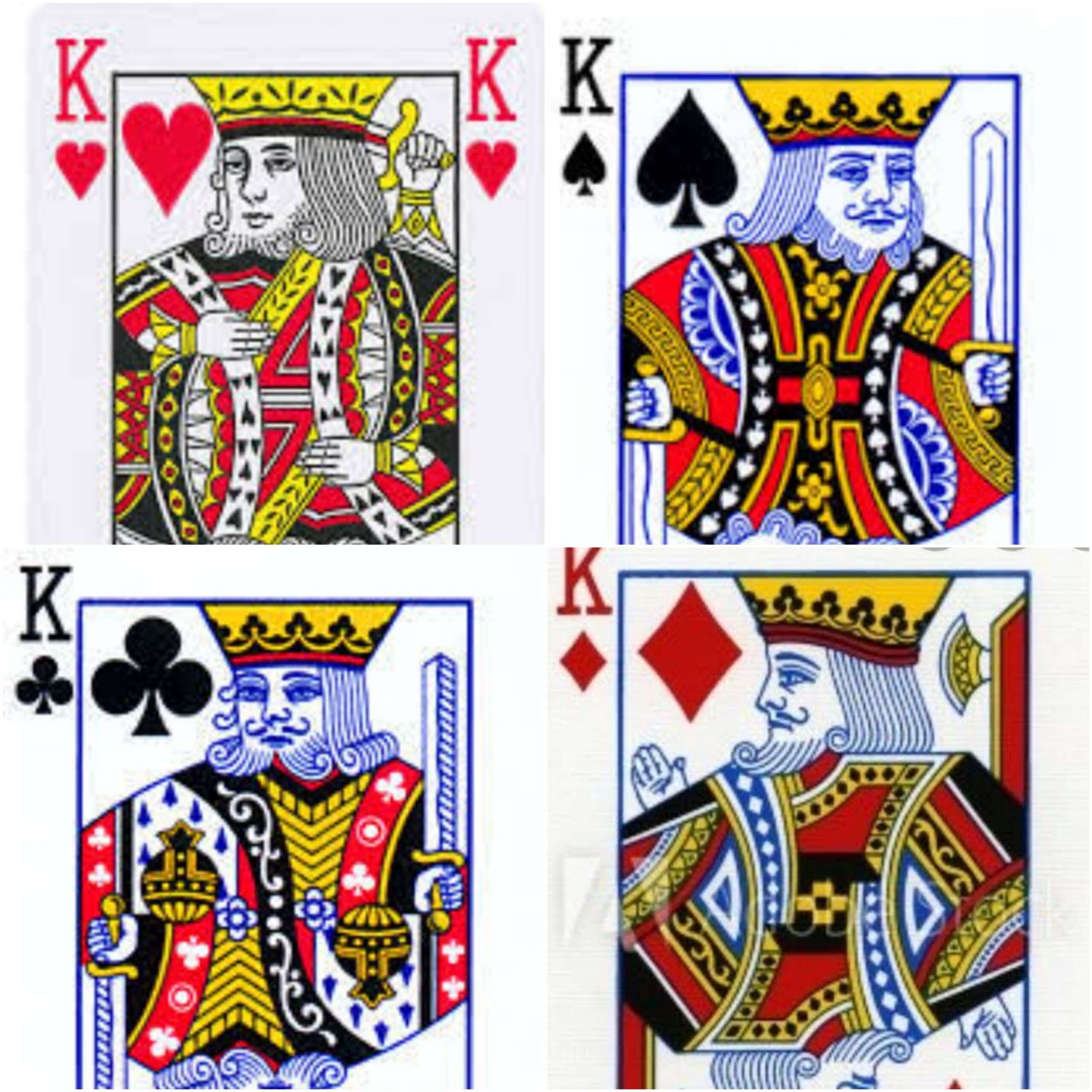 पत्त्यांच्या चार राजांमध्ये एका राजाला मिशी का नाही..?