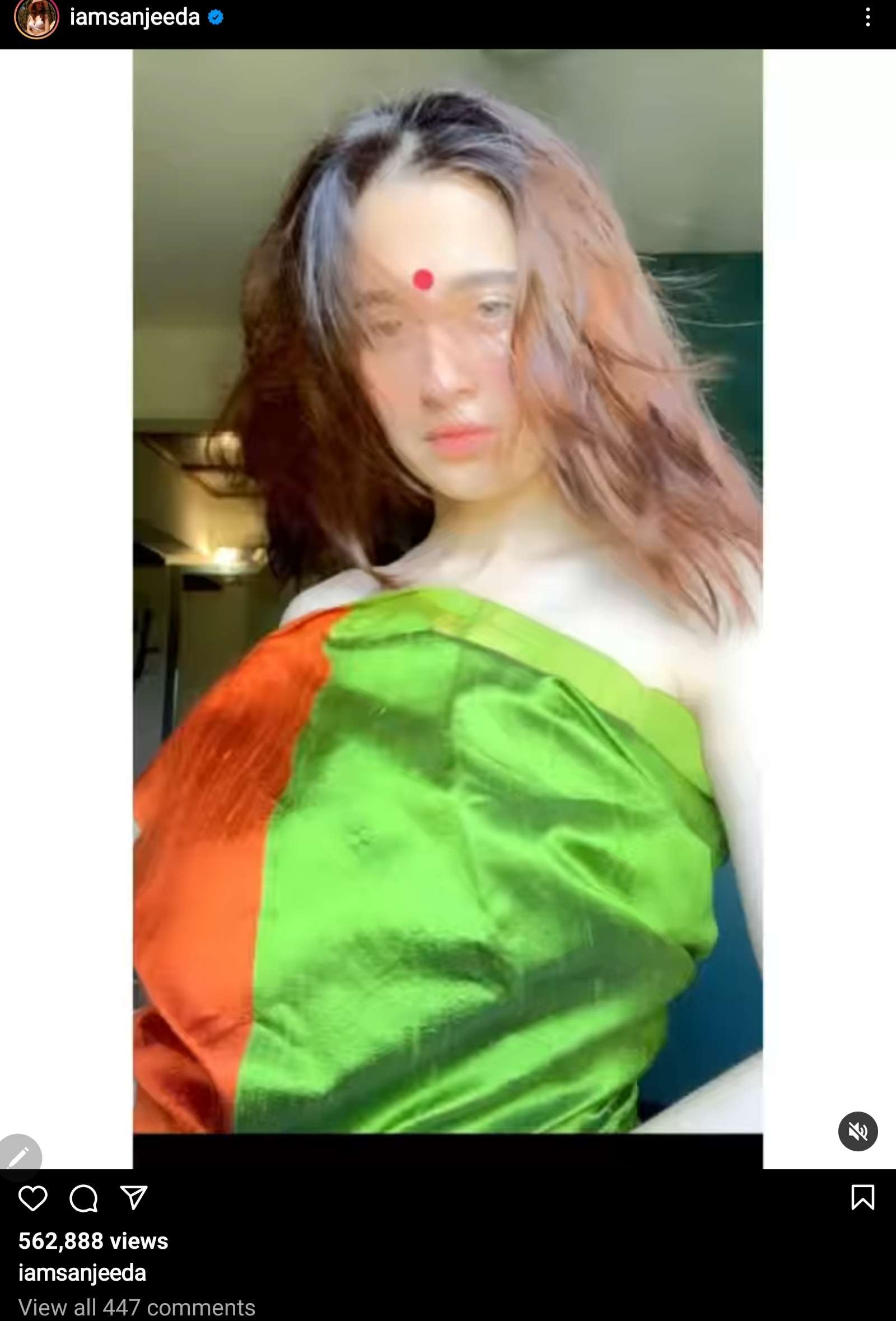 संजिदा शेखचे हॉट फोटो व्हायरल...!फोटो पाहून नेटकरी म्हणाले समथिंग इज मिसिंग..!