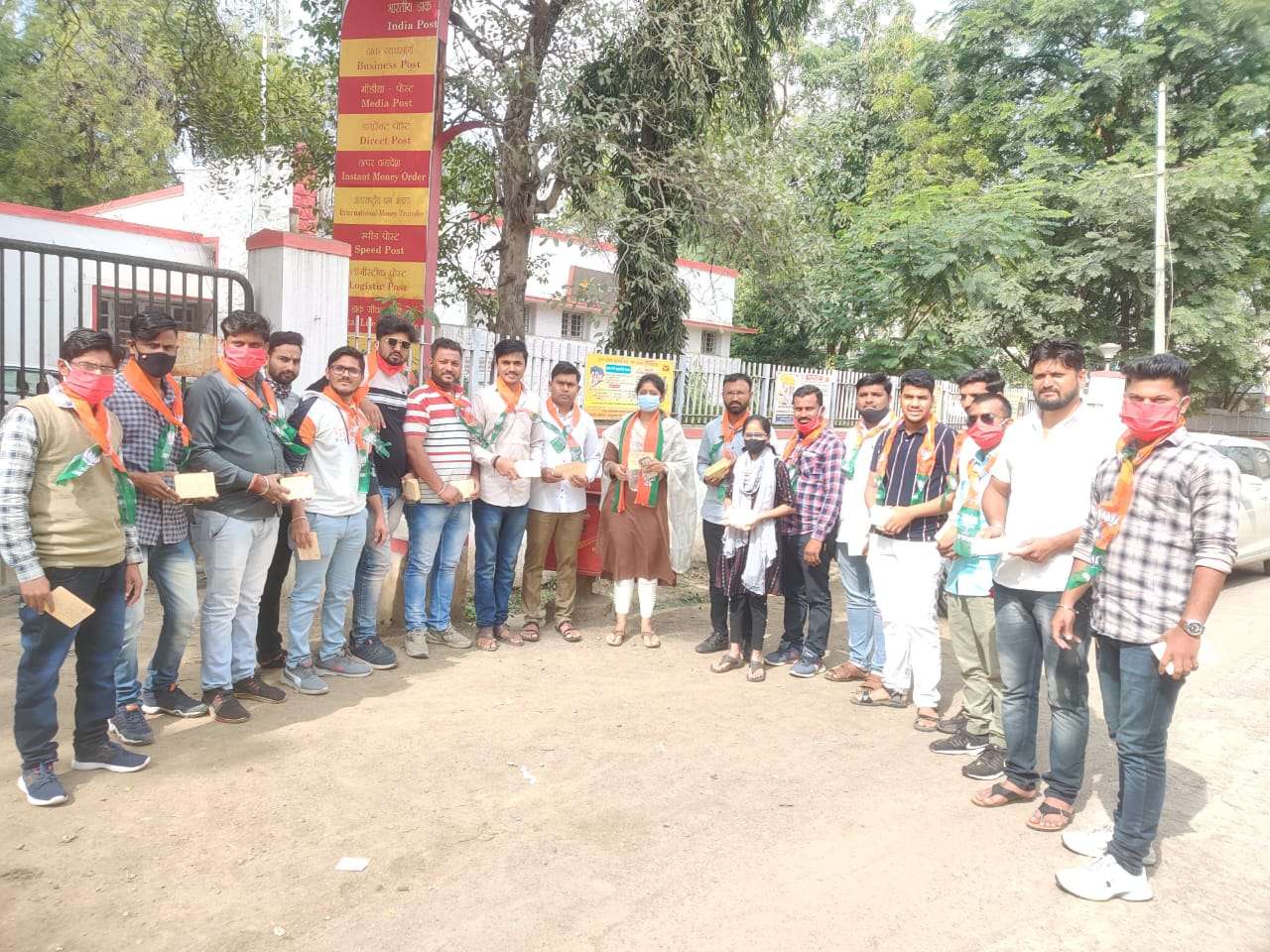 Amalner: भारतीय जनता युवा मोर्चा महाराष्ट्र तर्फे मुख्यमंत्र्यांना १० लाख पत्र