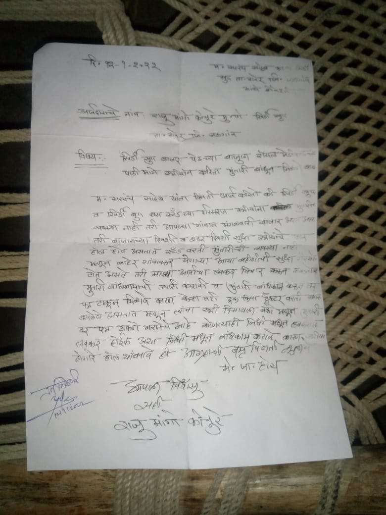 खिर्डी खु येथील आठवडे बाजार परिसरात महिलांसाठी स्वच्छता गृहाचे बांधकाम करण्यात यावे-सामाजिक कार्यकर्ते राजू कोचुरे यांची मागणी