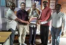 भडगाव महाविद्यालया तर्फे स.ध.भावसार सरांचा सत्कार