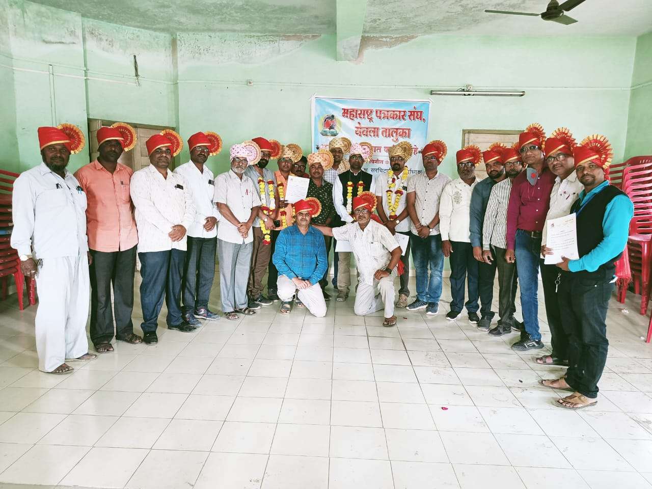 येवला महाराष्ट्र पत्रकार संघाच्या सरचिटणीस पदी हितेश दाभाडे यांची बिनविरोध निवड