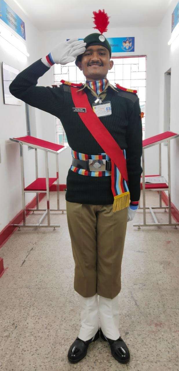 अजय चौधरी याची राजपथ दिल्ली येथे पथसंचलनात सहभाग