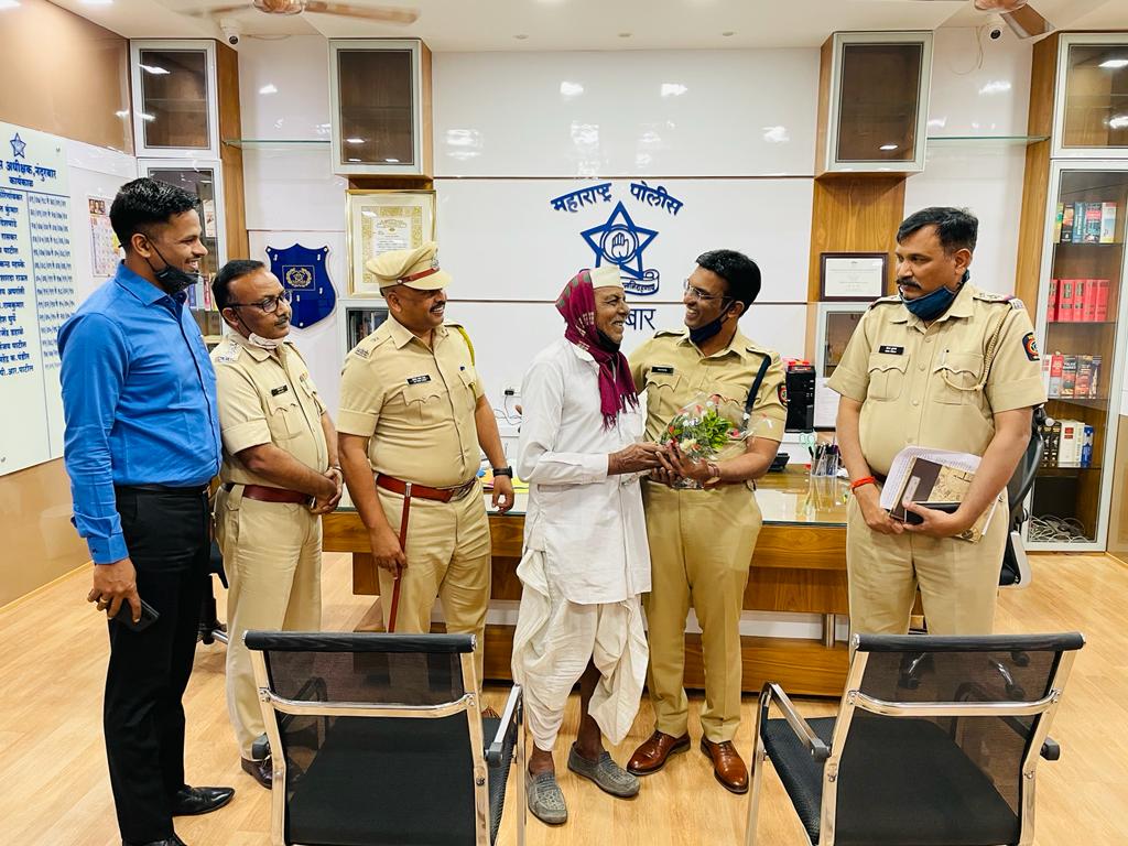 वयोवृध्द् इसमाला पोलीसांनी दिलेला शब्द खरा करून दाखवत दोन आरोपीतांकडून 50,000/- रुपये हस्तगत