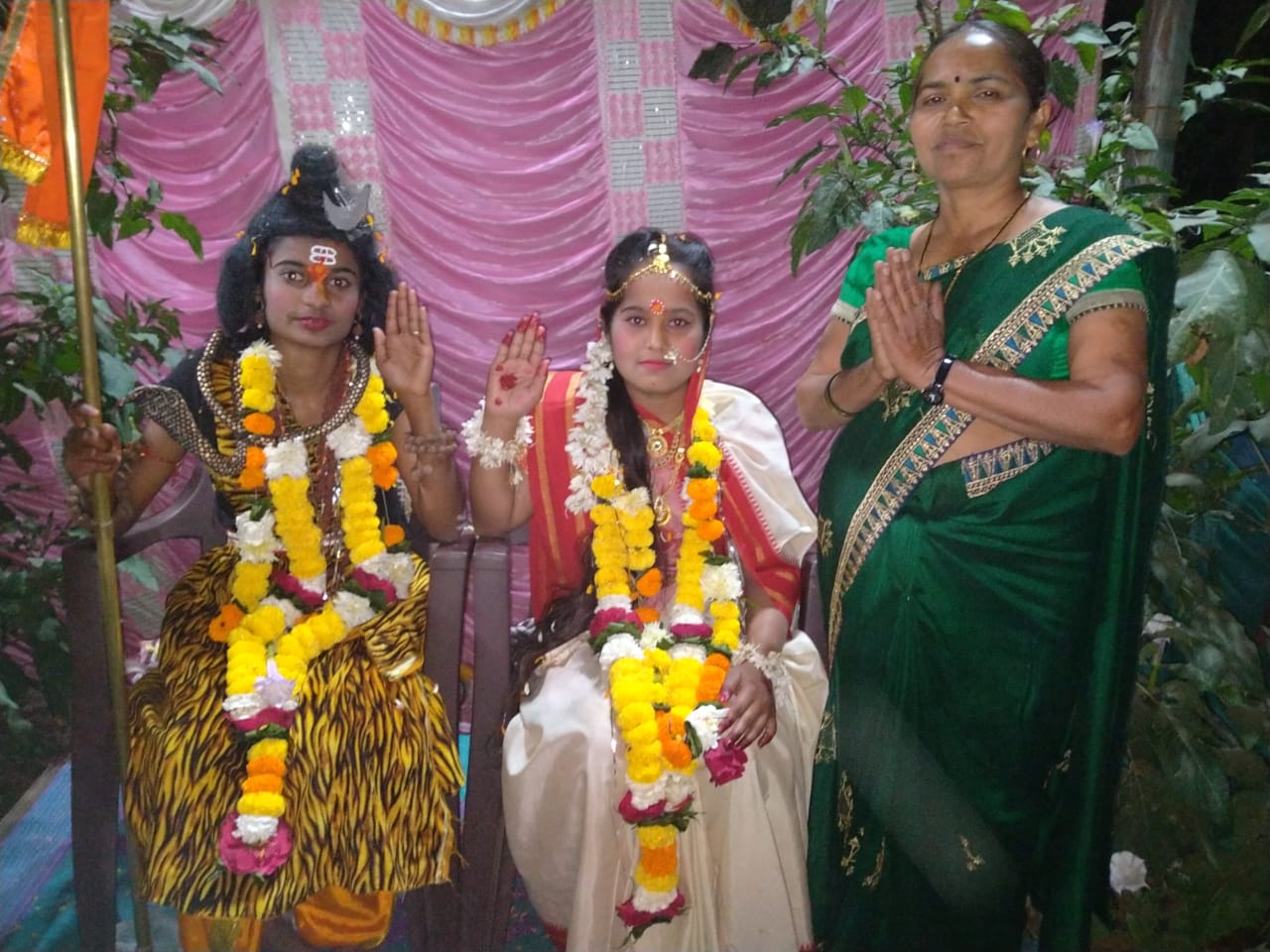 महाशिवरात्री निमित्त जय मल्हार मित्र मंडळा तर्फे शिव पार्वती विवाह संपन्न.