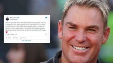 Shane Warne:शेवटचं श्रद्धांजली ट्विट आणि स्वतः च घेतला जगाचा निरोप..