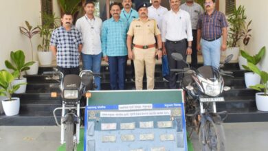 वाण्याविहीर अक्क्कलकुवा येथील व्यापा-यावर हल्ला करून लुट करणारे ६ आरोपी मुद्देमालासह अटकेत स्थानिक गुन्हे शाखेची धडक कामगिरी