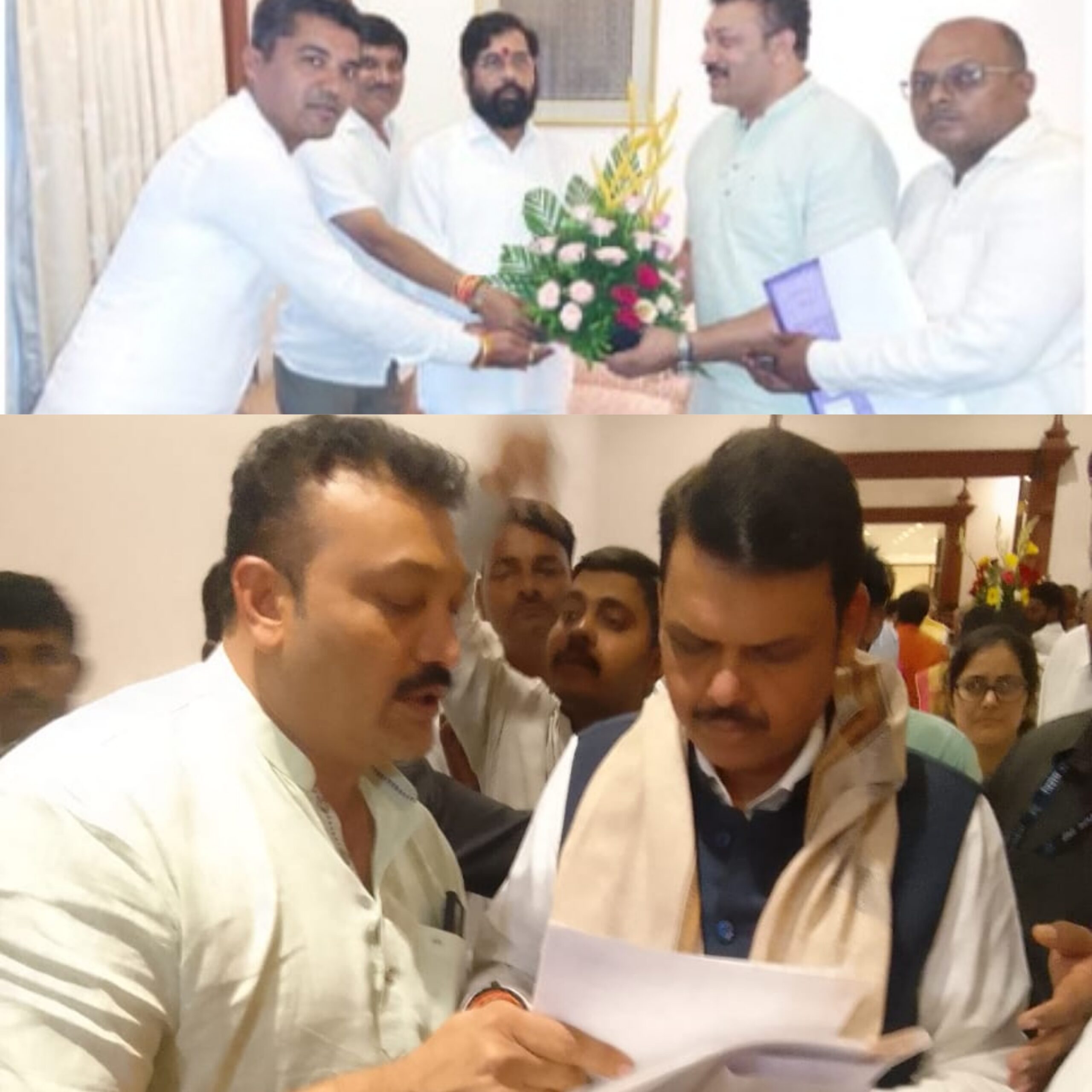 Amalner: ओबीसी आरक्षणासंदर्भात पाठपुरावा करून न्याय दिल्याबद्दल आमदार शिरीषदादा चौधरी मित्र परिवाराने मुख्यमंत्री एकनाथजी शिंदे यांचे अभिनंदन व मानले आभार...मांडला 32 गावांचा अतिवृष्टी नुकसान भरपाई प्रश्न...