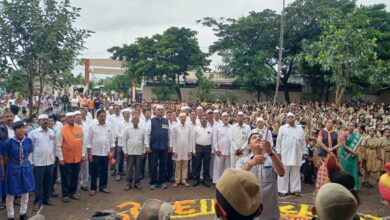 थोरात विद्यालयात स्वांतत्र्य दिन उत्साहात साजरा.