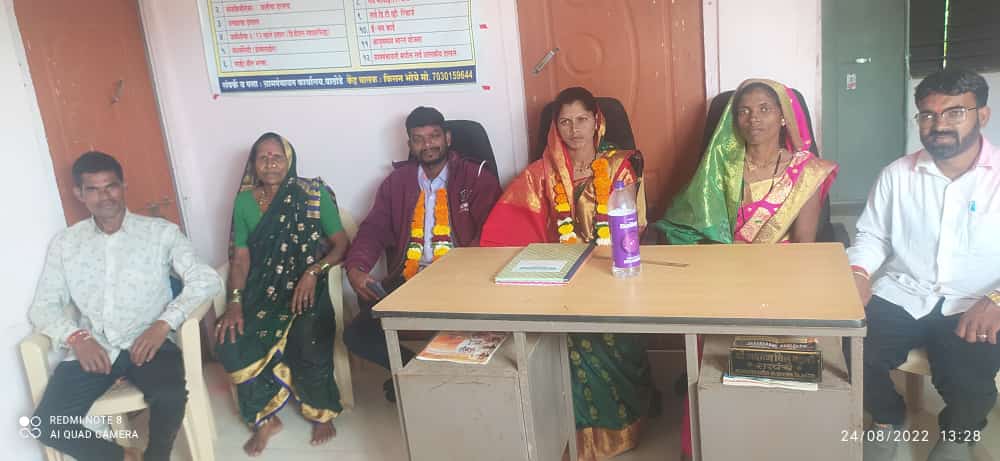 वाठोडा ग्रामपंचायतीच्या सरपंच पदी सौ.इंदिरा ठाकरे यांची निवड