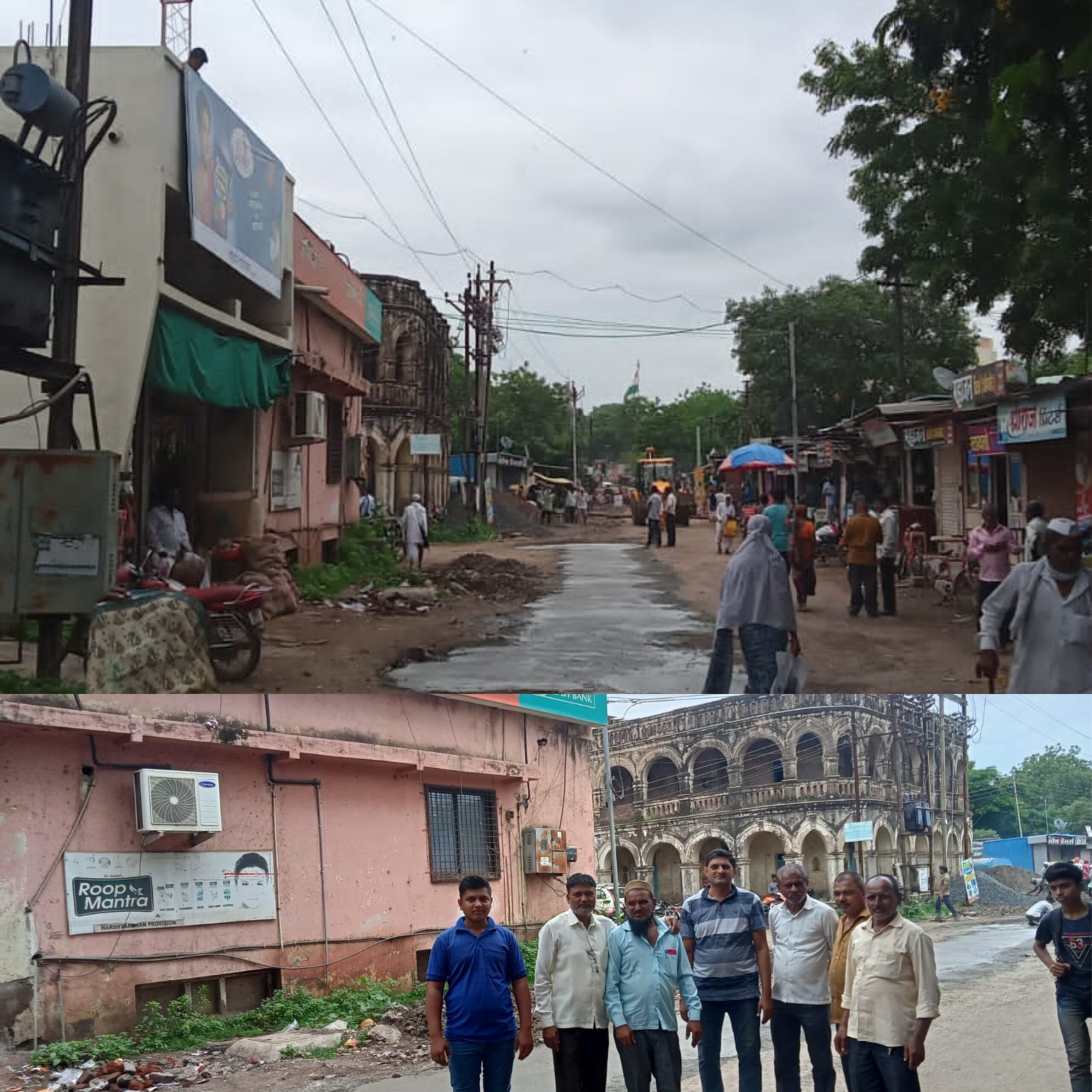 Amalner:अखेर खराब रस्त्याचे नशीब उघडले..!खड्डाजिन समोरील रस्ता दुरुस्तीस सुरुवात..!जिल्हा नियोजन समितीच्या पाठपुराव्यास यश..!