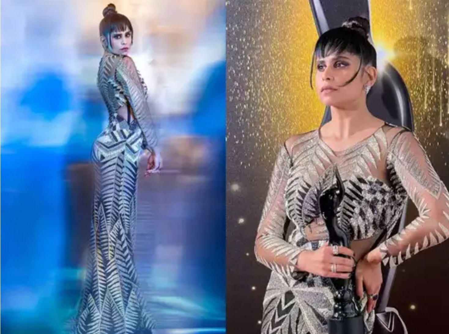 Bollywood: सही रे सई..! IIFA नंतर 'फिल्मफेअर'वरही सई ताम्हणकरचं नाव, भाव खाऊन गेला अभिनेत्रीचा हटके लूक आणि ड्रेस..!