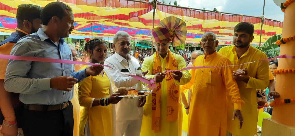 मनखेड येथे ज्युनिअर कॉलेज इमारतीचा लोकार्पण सोहळा मोठ्या संख्येने संपन्न