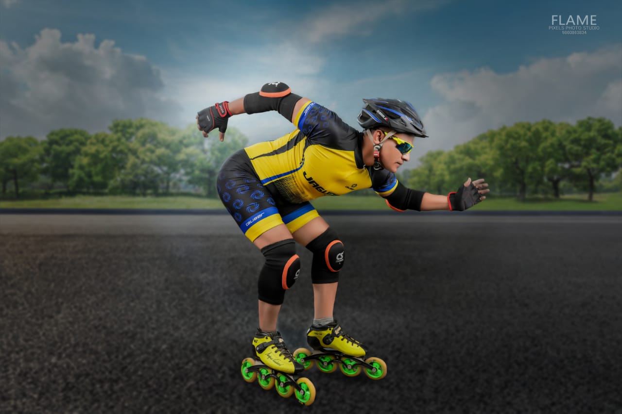 44 वर्षीय पोलीस विनोद अहिरे, 63 व्या पोलीस स्थापना दिनाला 63 किलोमीटर स्केटिंग करून करणार विक्रम