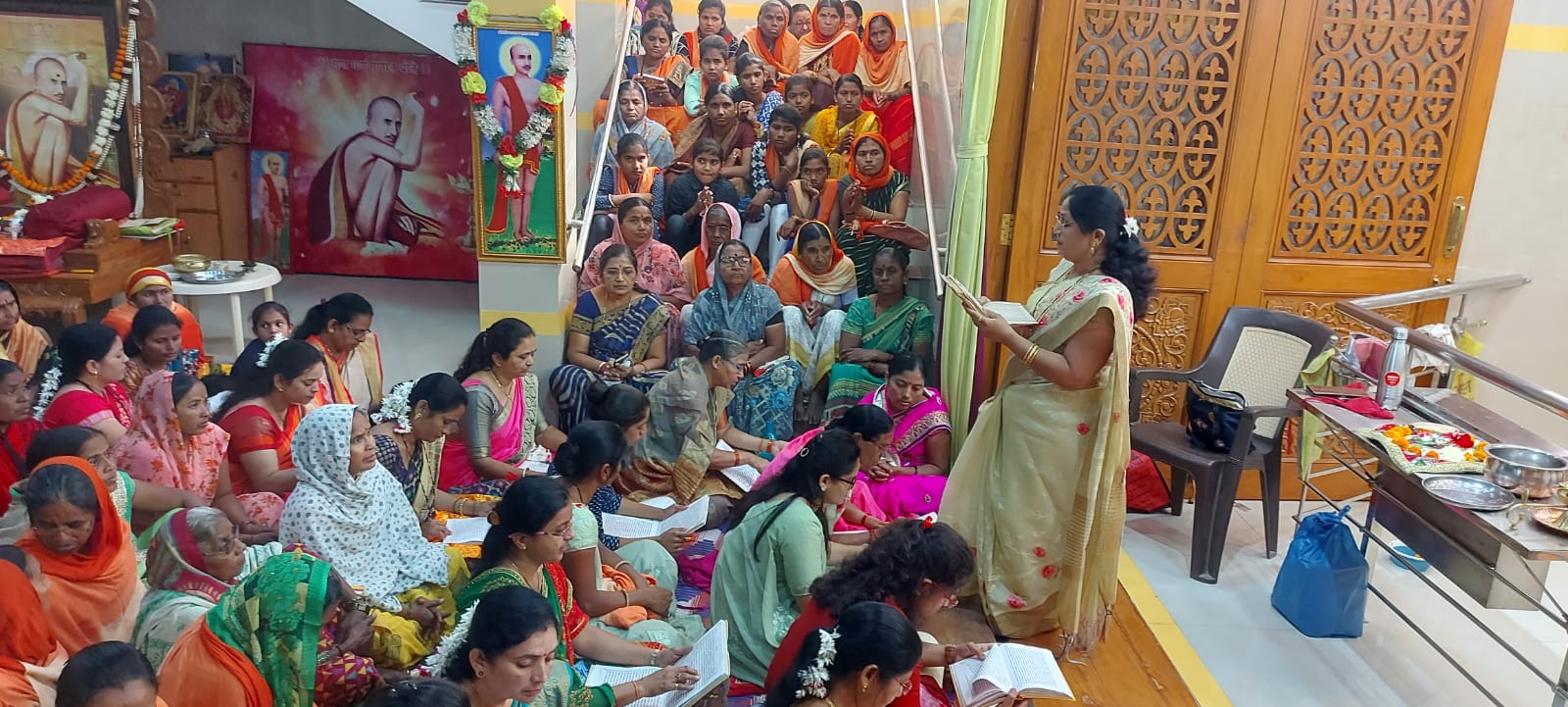 Amalner:अमळनेरला जागतिक पारायण दिवस व महिलावारीची सांगता उत्साहात