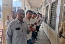 सुरगाणा तालुक्यात पदवीधर निवडणूक ५३ टक्के मतदान.