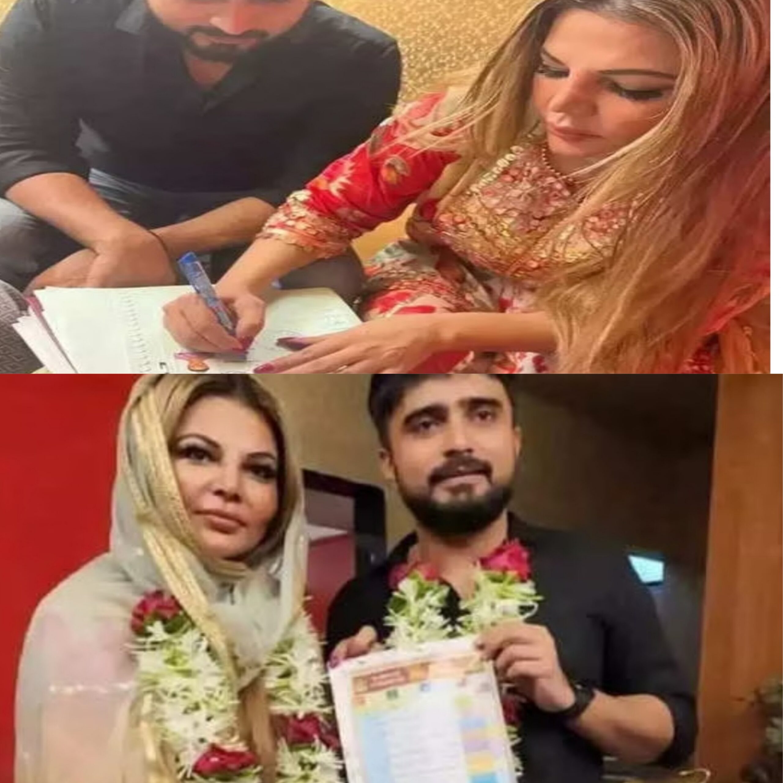 Bollywood: ड्रामा क्वीन राखी सावंत पुन्हा चढली बोहल्यावर..!फोटो व्हायरल..!