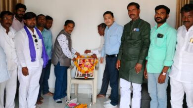 रिपब्लिकन सेनेच्या वतीने नरसी येथे शासकीय विश्रामगृह येथे छत्रपती शिवाजी महाराज यांची जयंती साजरी