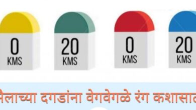 Important: रंग माझा वेगळा..? रहस्य मैलाच्या दगडाच्या रंगाचे...!