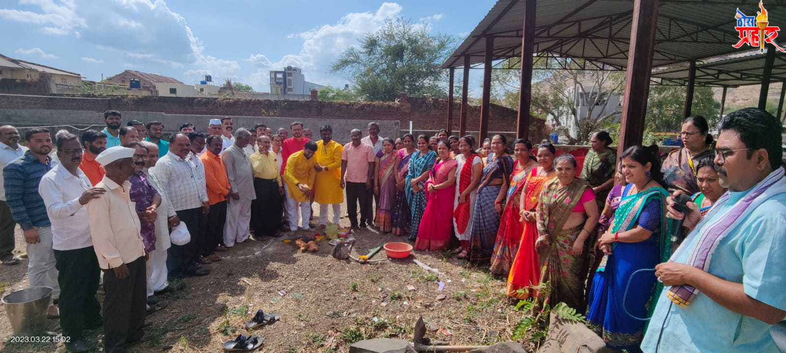 भूषण कासलीवाल यांच्या हस्ते मुर्डेश्वर महादेव मंदिराच्या कामांचे उद्घाटन